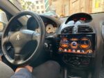 مانیتور اندروید فابریک پژو 206  همراه با قاب و سوکت - Image 2