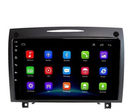 مانیتور اندروید فابریک بنز SLK 2006-2010 همراه با قاب و سوکت